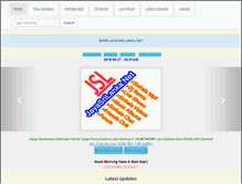 Tablet Screenshot of jayasrilanka.net